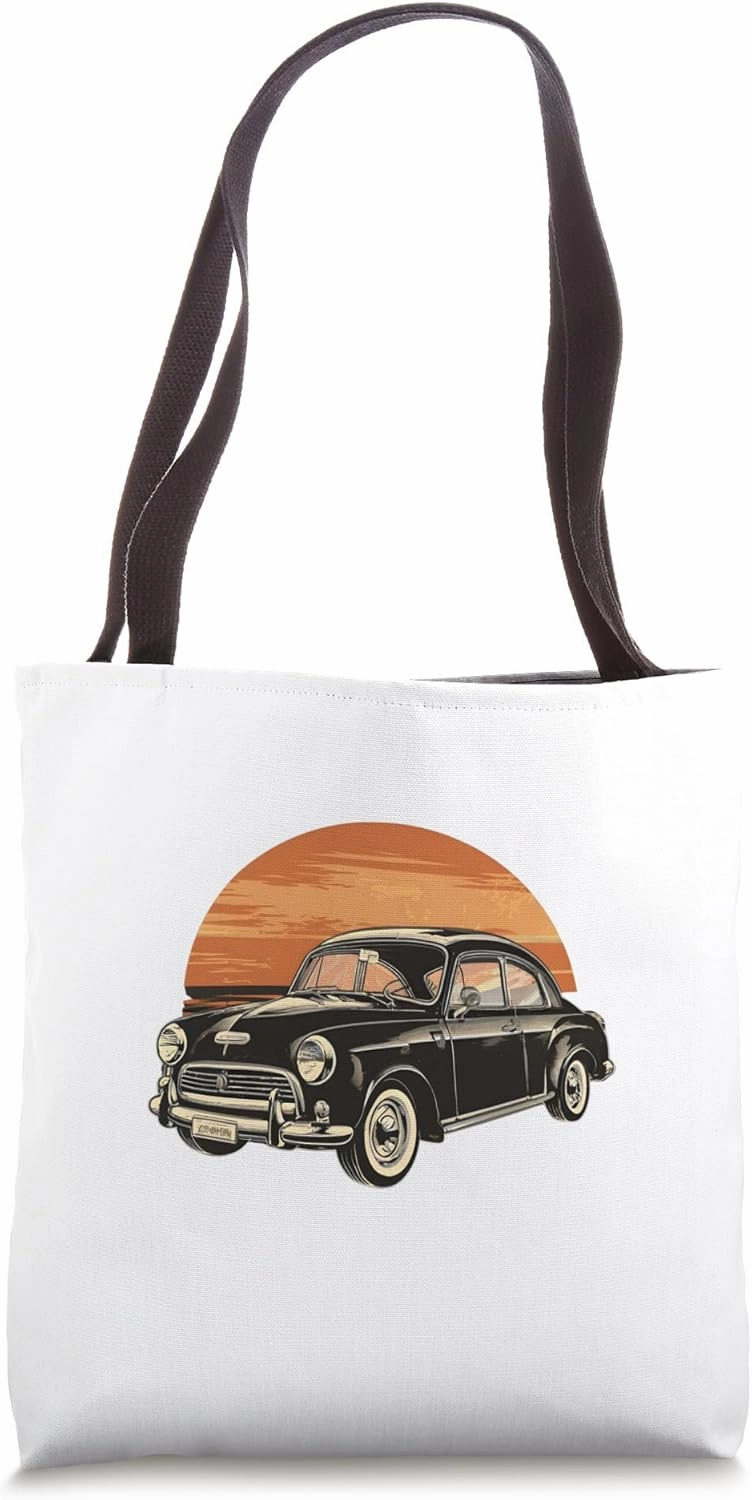 Singer Vogue 1961 Vintage Car Graphic Tote Bag