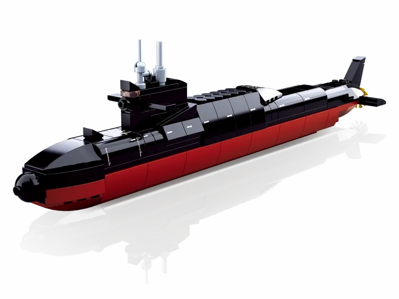Sluban | Model Bricks Submarine Scale 1:450 269 Pcs