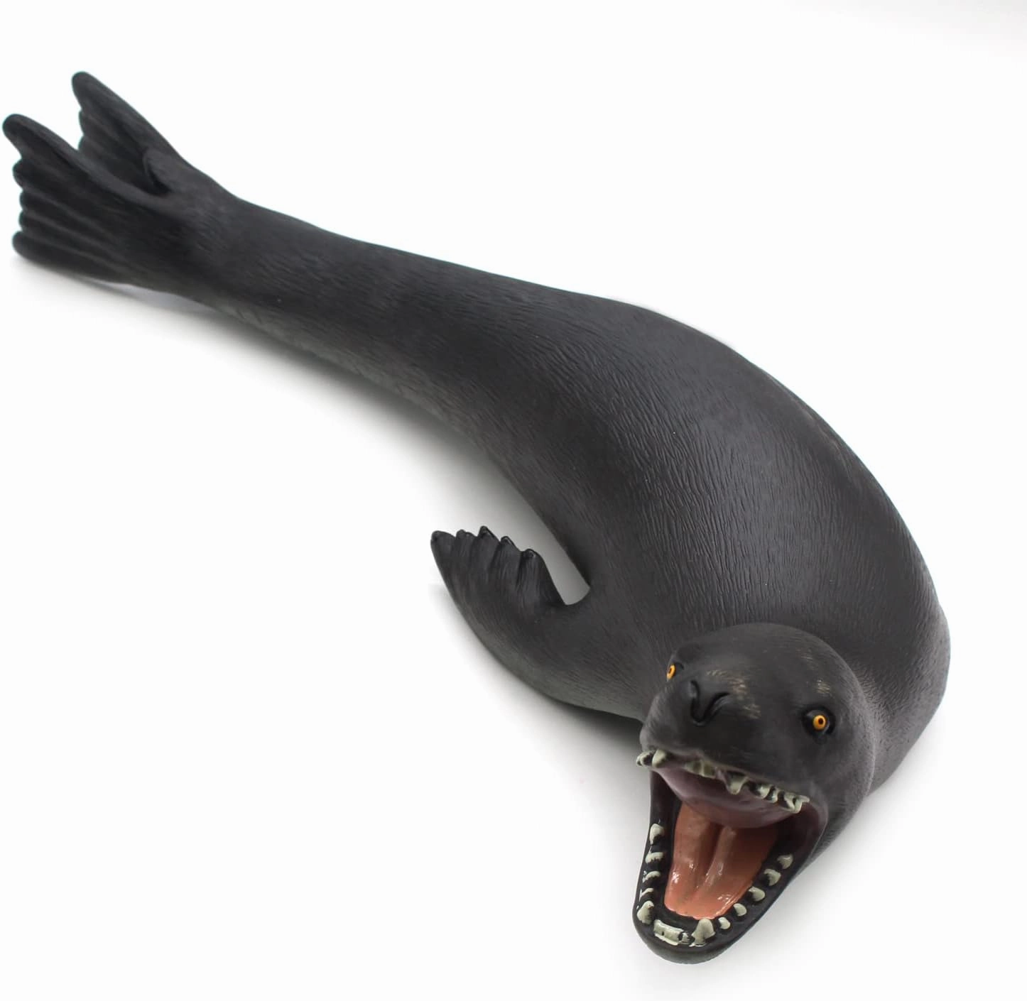 SmilerSmile Larg Gray Animal Squeeze Toy, 1 pc 15Inch Soft Filled Rubber Sea Educational Toys (Seals)