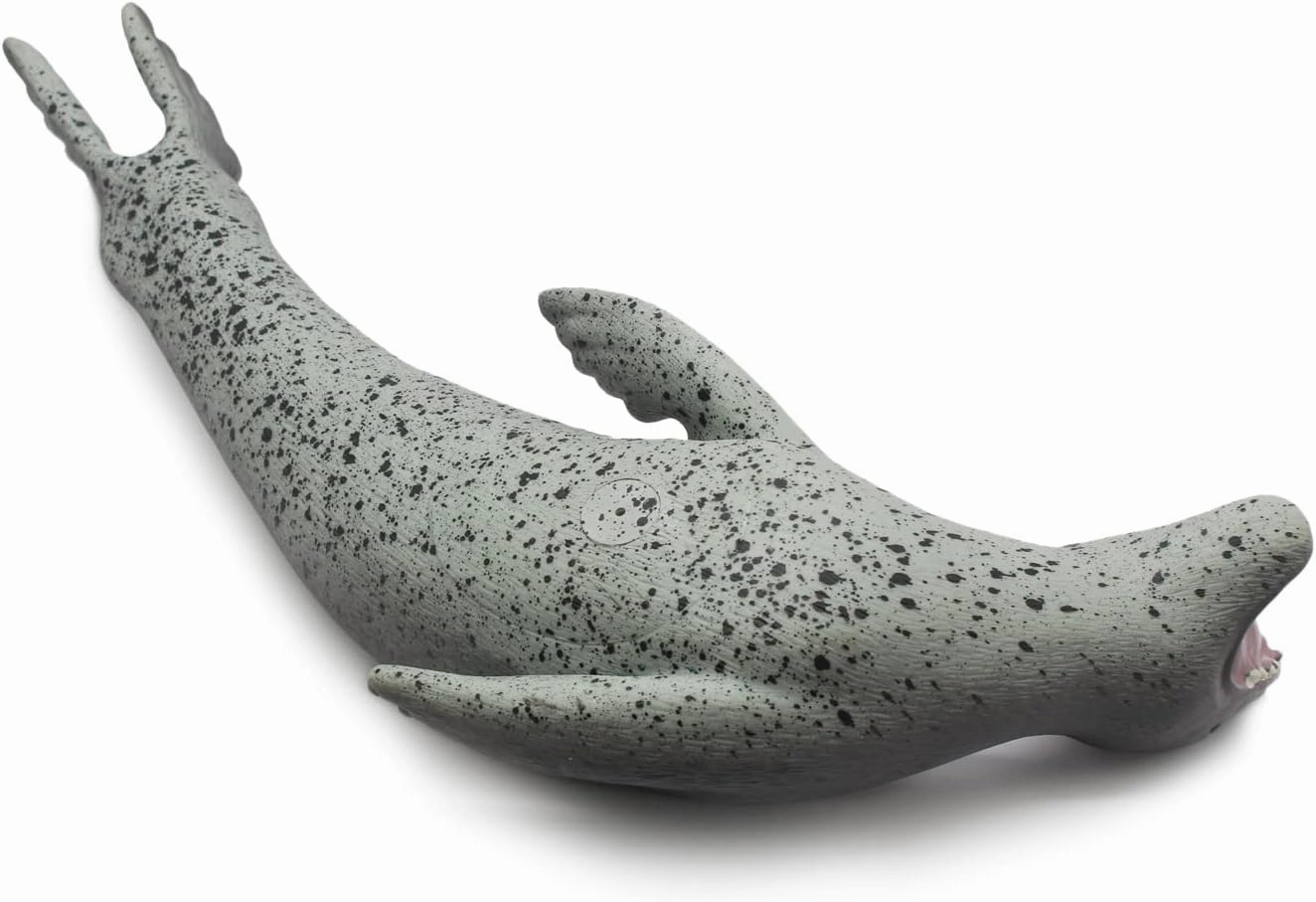 SmilerSmile Larg Gray Animal Squeeze Toy, 1 pc 15Inch Soft Filled Rubber Sea Educational Toys (Seals)