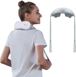 Snailax Cordless Neck Massager with Heat, Shiatsu Back Massage Pillow,Electric Portable Massager for Neck Shoulder,Back,Leg Muscle Pain,Gifts, Rechargeable Lightweight,Office,Home,Travel Use