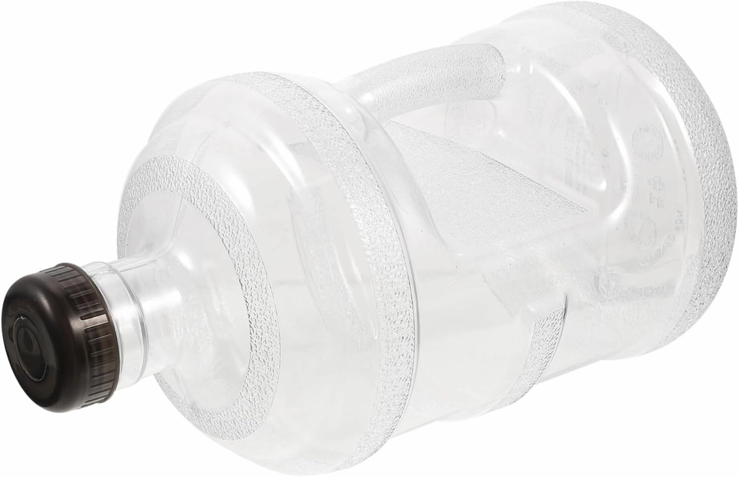 Sosoport Capacity Water Container with Handle Portable Water Jug for Camping Hiking Outdoor Activities Transparent for Daily Hydration