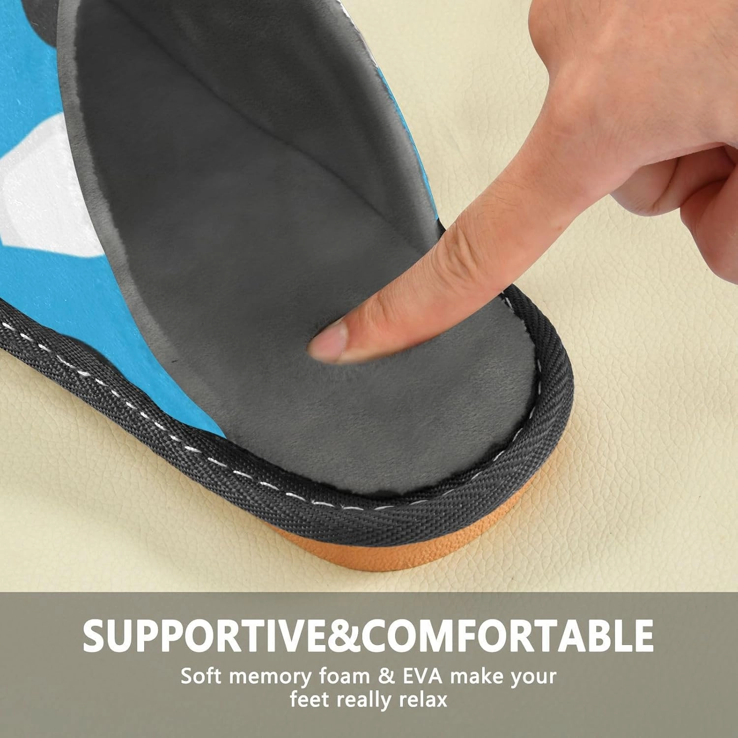 Spa Slippers Indoor House Fuzzy Slippers Soft Memory Foam Non-Slip Home Slipper Winter Shoes For Bedroom Hotel Travel 4-11