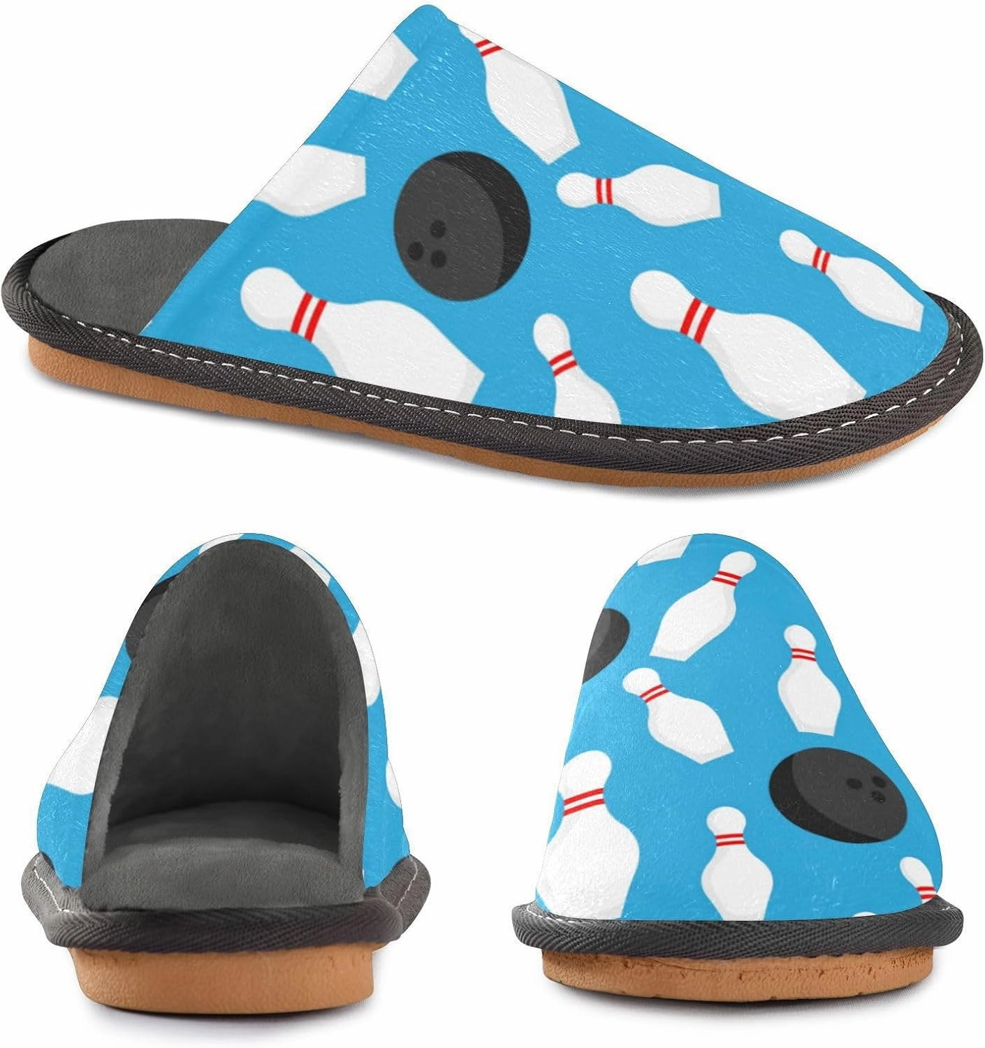 Spa Slippers Indoor House Fuzzy Slippers Soft Memory Foam Non-Slip Home Slipper Winter Shoes For Bedroom Hotel Travel 4-11