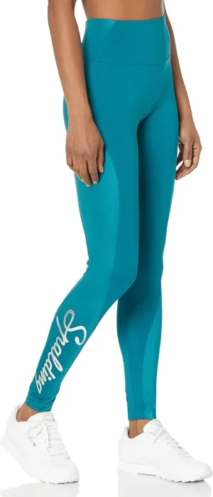 Spalding Women's High Shine Stretch Legging with Logo