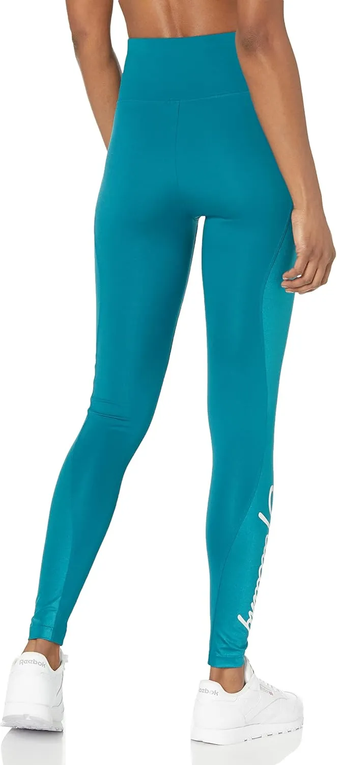 Spalding Women's High Shine Stretch Legging with Logo