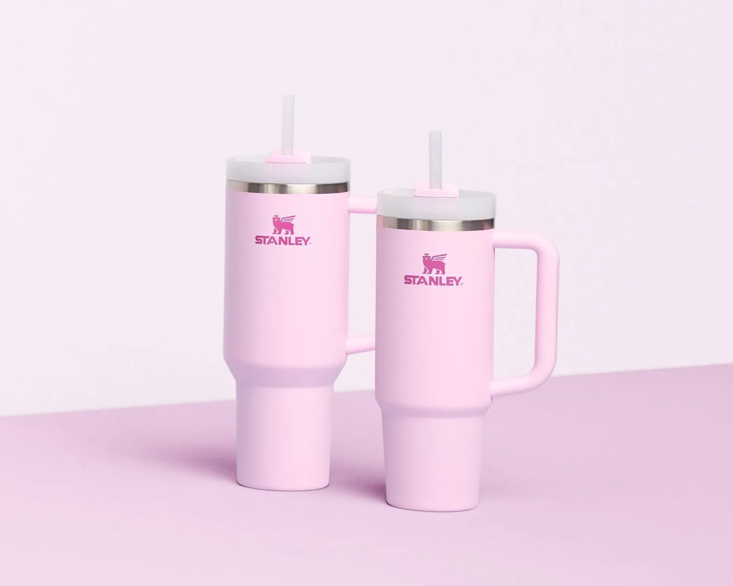Stanley Quencher H2.0 Tumbler with Handle and Straw 30 oz | Flowstate 3-Position Lid | Cup Holder Compatible for Travel | Insulated Stainless Steel Cup | BPA-Free | Cherry Blossom