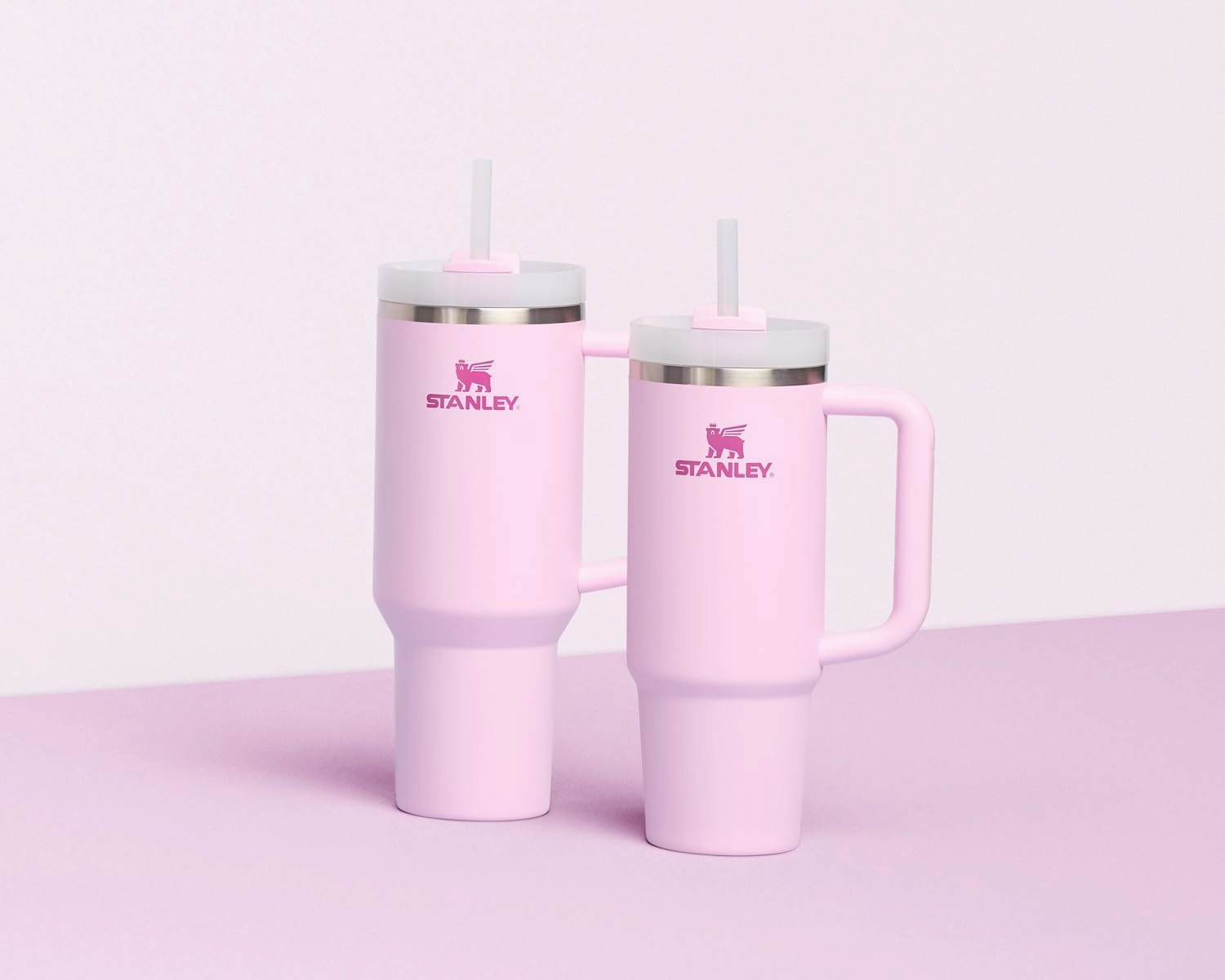 Stanley Quencher H2.0 Tumbler with Handle and Straw 30 oz | Flowstate 3-Position Lid | Cup Holder Compatible for Travel | Insulated Stainless Steel Cup | BPA-Free | Cherry Blossom