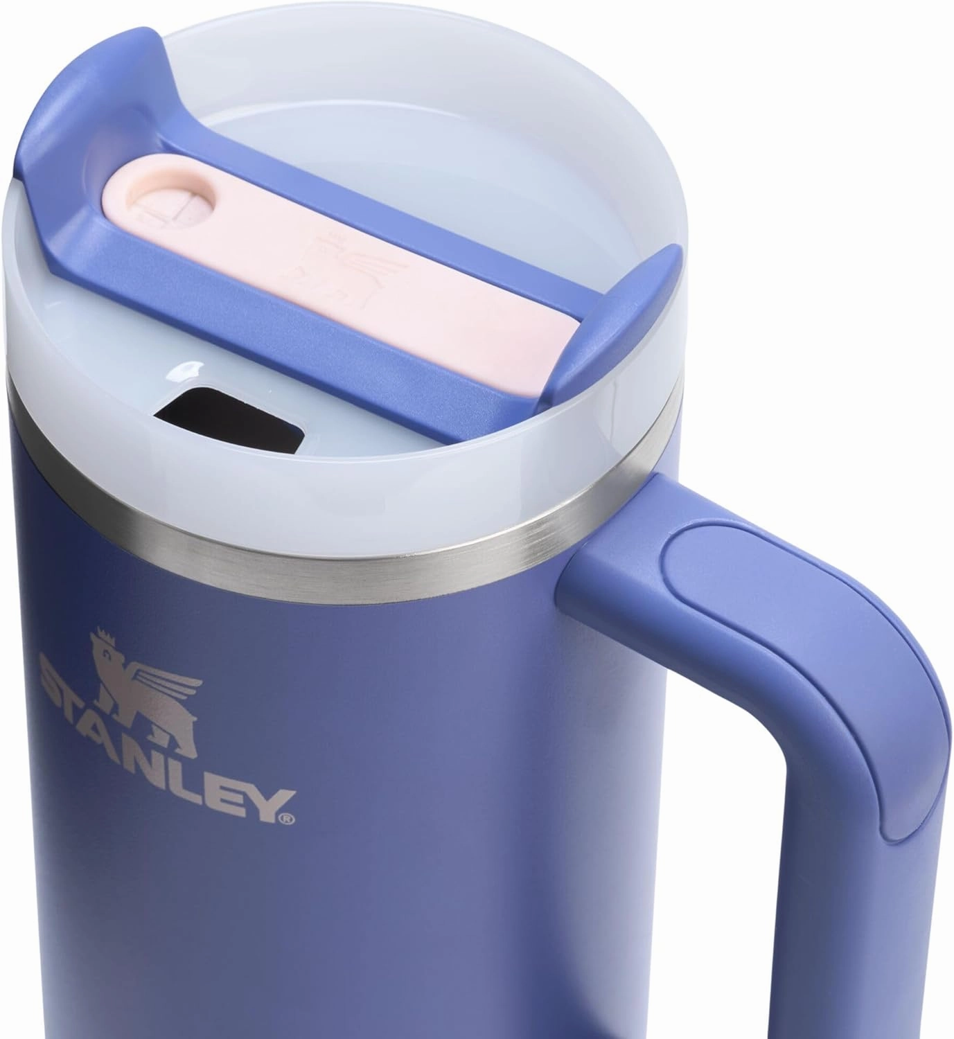 Stanley Quencher H2.0 Tumbler with Handle and Straw 30 oz | Flowstate 3-Position Lid | Cup Holder Compatible for Travel | Insulated Stainless Steel Cup | BPA-Free | Exclusive Lupine