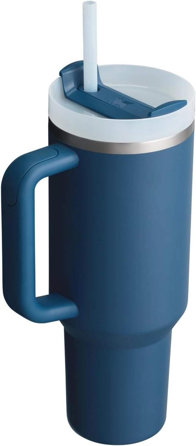 Stanley Quencher H2.0 Tumbler with Handle and Straw 40 oz | Flowstate 3-Position Lid | Cup Holder Compatible for Travel | Insulated Stainless Steel Cup | BPA-Free | Stargaze