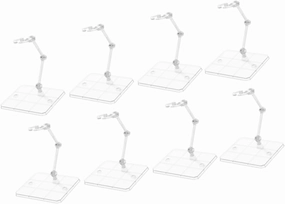 SUPVOX Adjustable Action Figure Stand Set 8pcs Display Holder for Toys Models