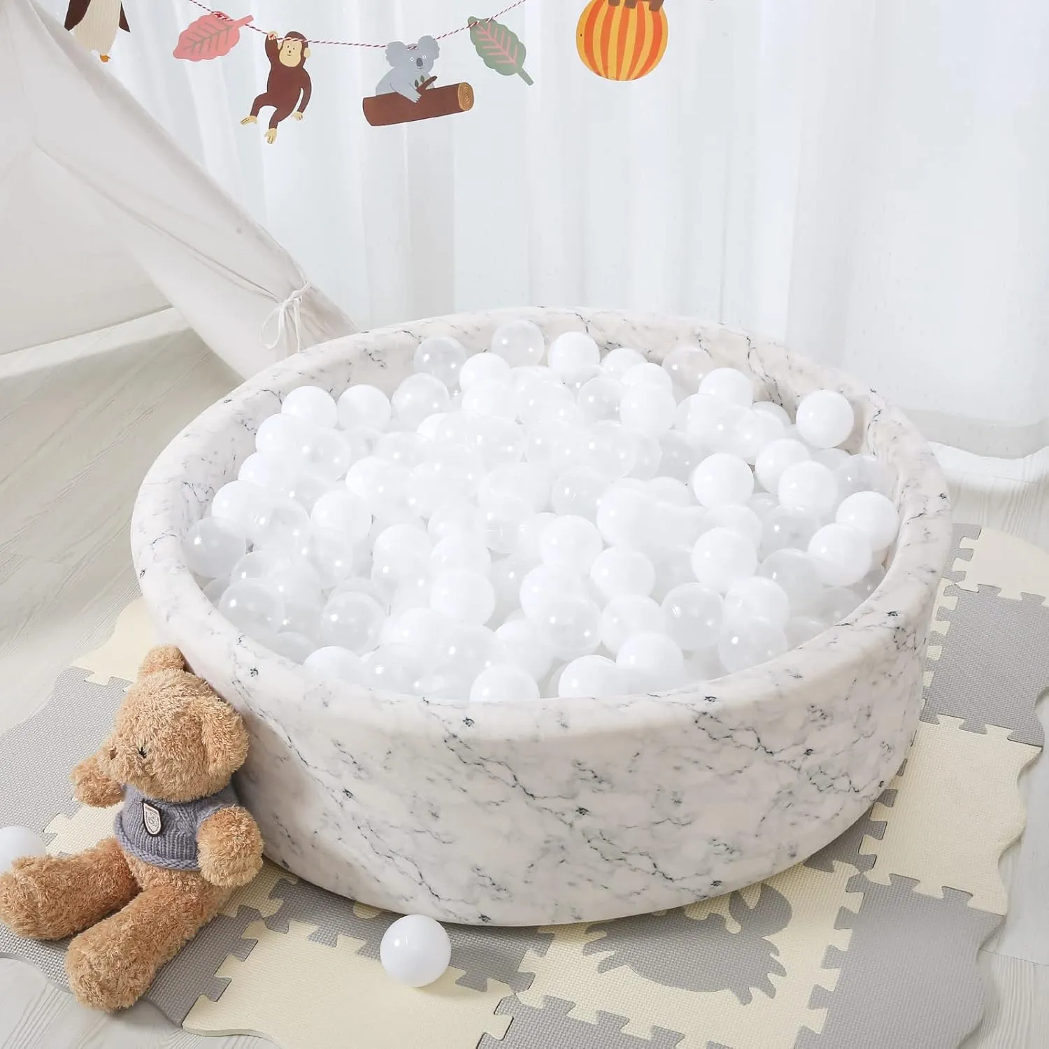 TARBOLO Ball Pit Balls - 2.75inches - Crush Proof Plastic Children's Toy Balls Macaron Ocean Balls for Birthday Party Games Pool 50 100 200 Pcs for Ballpit