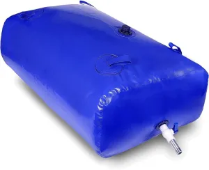 TCHAU Water Storage Emergency Water Storage Bucket Collapsible Bladder Tanks Soft Drought-Resistant Bag with Faucet for Camping Hiking Rain Barrel Emergency