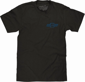 Tee Luv Men's Faded Chevrolet 72 Camaro Double Sided Car T-Shirt