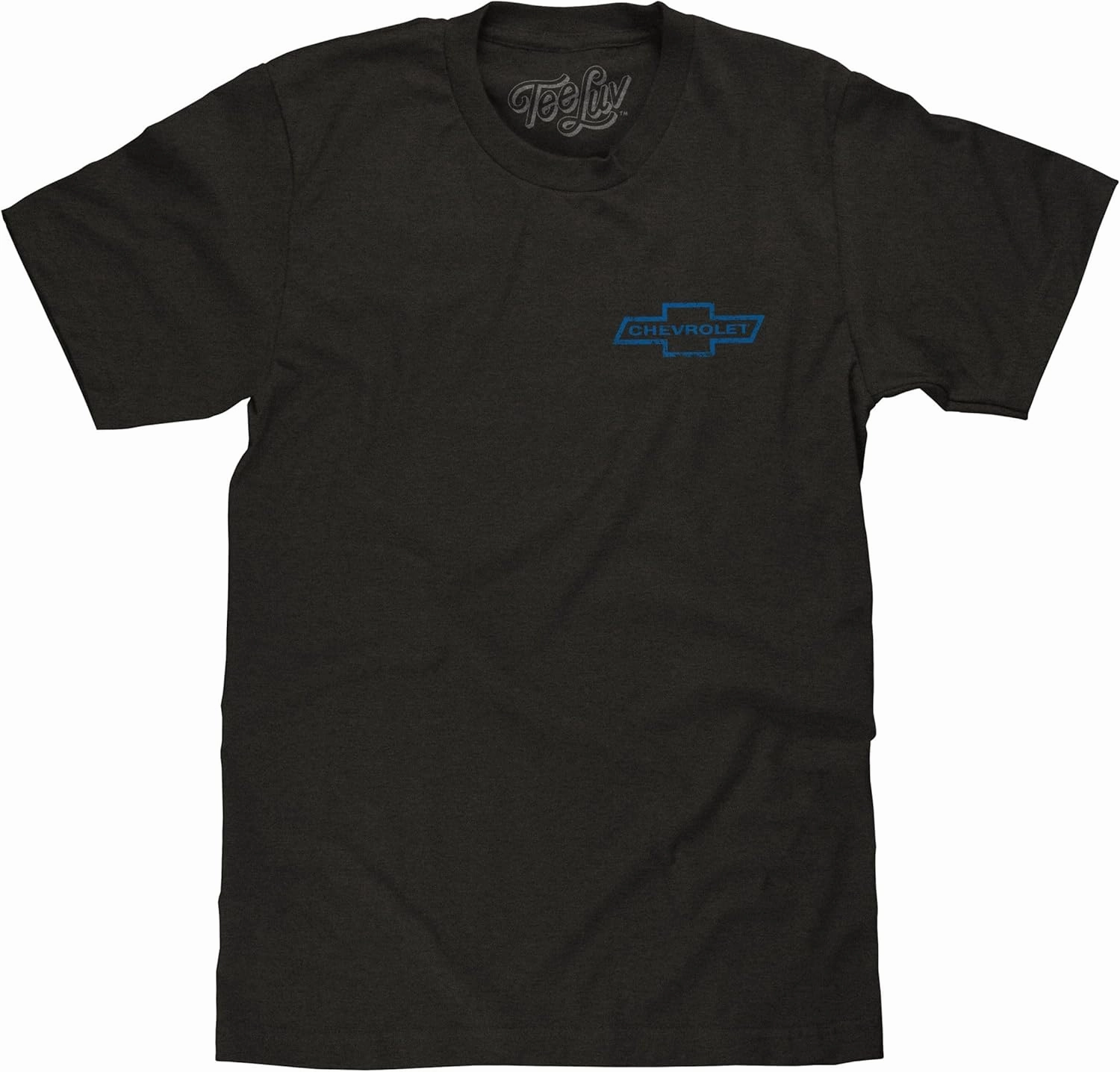 Tee Luv Men's Faded Chevrolet 72 Camaro Double Sided Car T-Shirt
