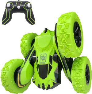 Threeking Double-Sided Driving Rc Stunt Car Toys Remote Control Cars 360-degree Flips Rotating Gifts Presents for Kids Boys/Girls Ages 6 