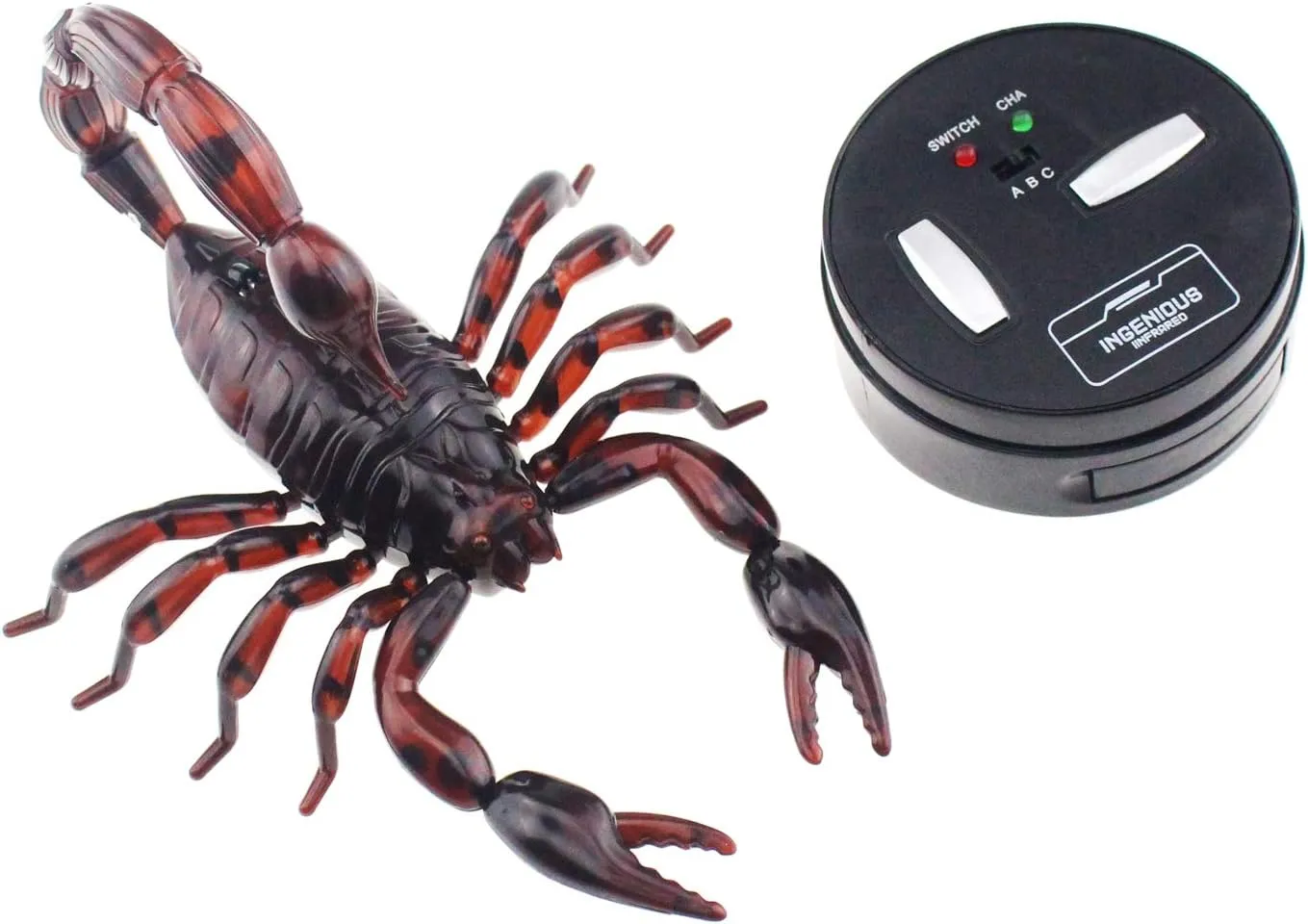 Tipmant Realistic RC Scorpion Remote Control Animal Vehicle Car Electric Scary Toy Halloween Kids Birthday Gift