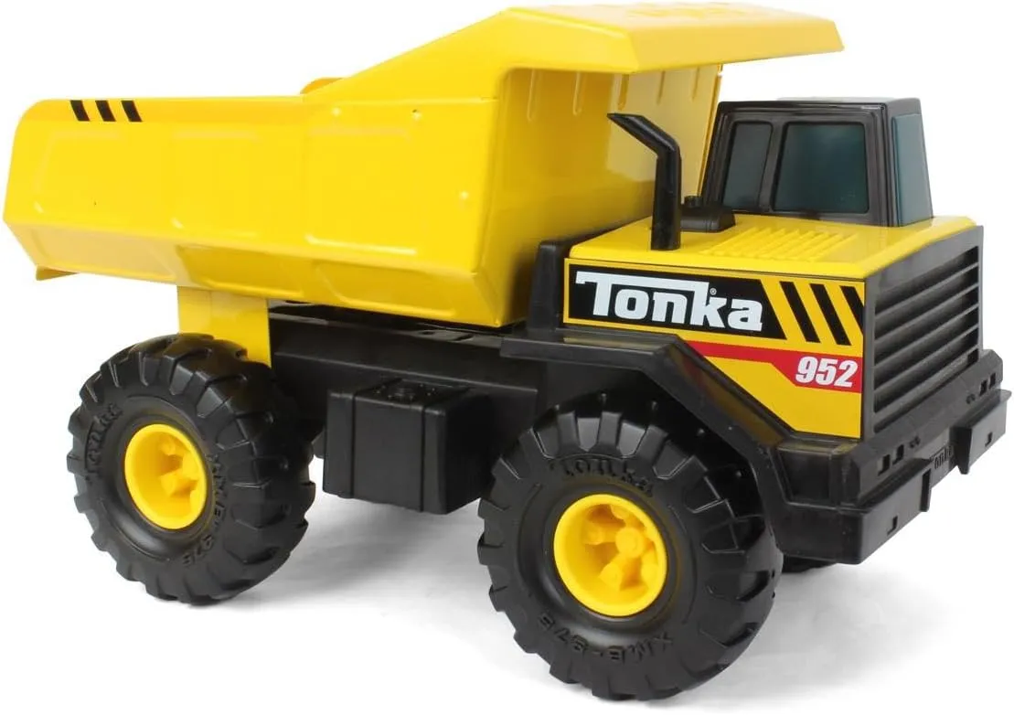 Tonka Retro Classic Steel Mighty Dump Truck (the color of the stickering may vary)