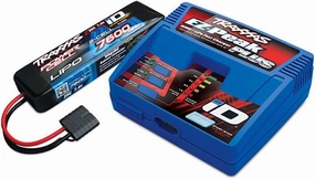 Traxxas 2995 RC Car and Truck 7600mAh 7.4 Volt 2 Cell Performance LiPo Battery and EZ Peak Charger Completer Pack