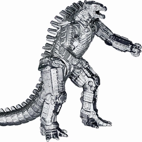 TwCare MechaGodzilla Mecha Godzilla vs. Kong Toy Action Figure, 2021 Movie Series Movable Joints King of The Monsters Birthday Kid Gift, Travel Bag