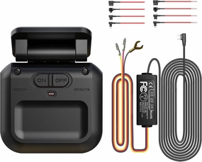 Type-C Hardwire Kit with Radar Detection, Suitable for N300/ N700 and Type-C Interface Dash Cam,12V-24V to 5V/2.5A, with Low Voltage Protection, 24-Hour Radar Detection Parking Monitoring