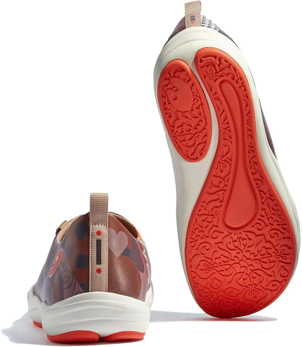 UIN Men's Fashion Sneakers Painted Walking Art Travel Shoes Toledo Ⅷ