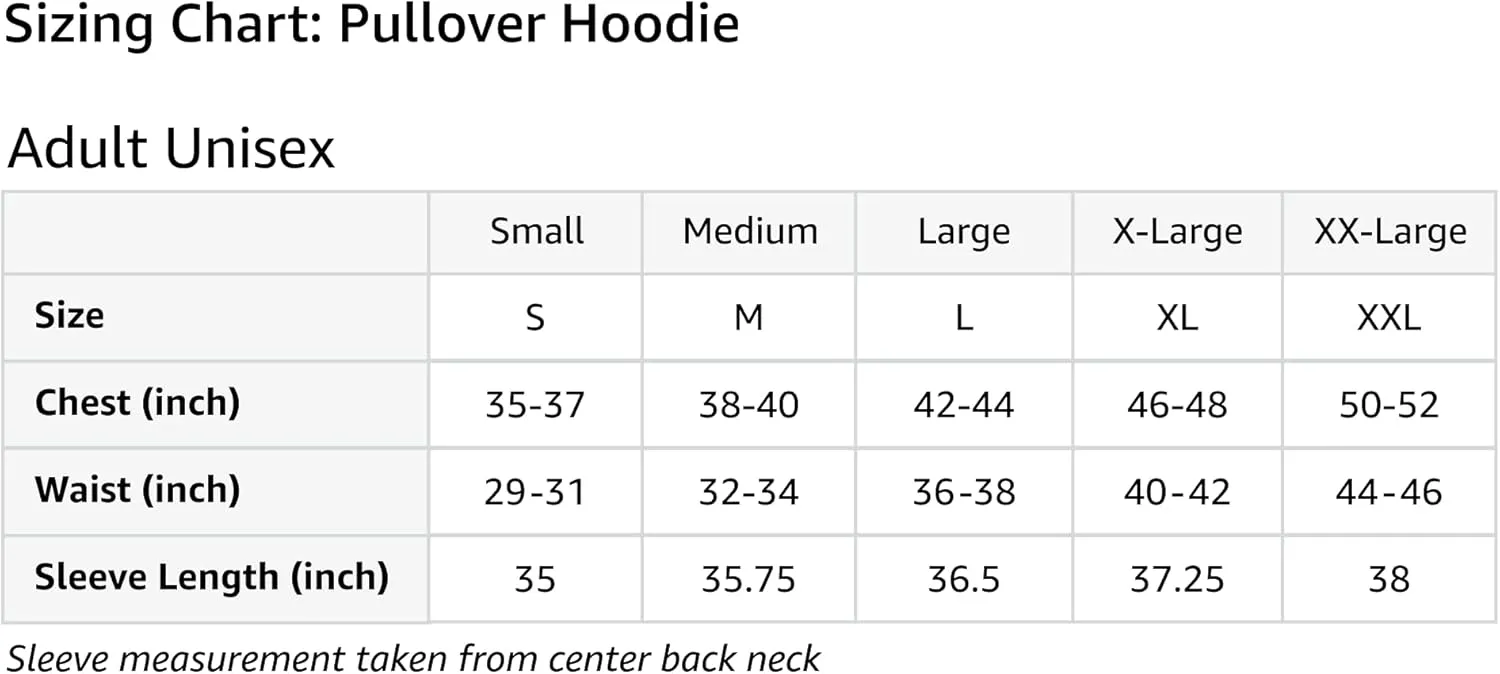 Unisex-Adults Blue Classic Fit Pullover Hoodie
