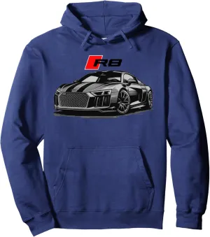 Unisex-Adults Blue Classic Fit Pullover Hoodie