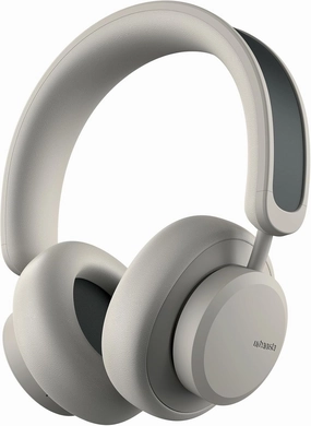 Urbanista Solar Powered Active Noise Cancelling Headphones with Infinite Playtime, Powerfoyle Self Charging Wireless Over Ear Bluetooth 5.0 Earphones, On Ear Detection, Los Angeles, Desert Gray