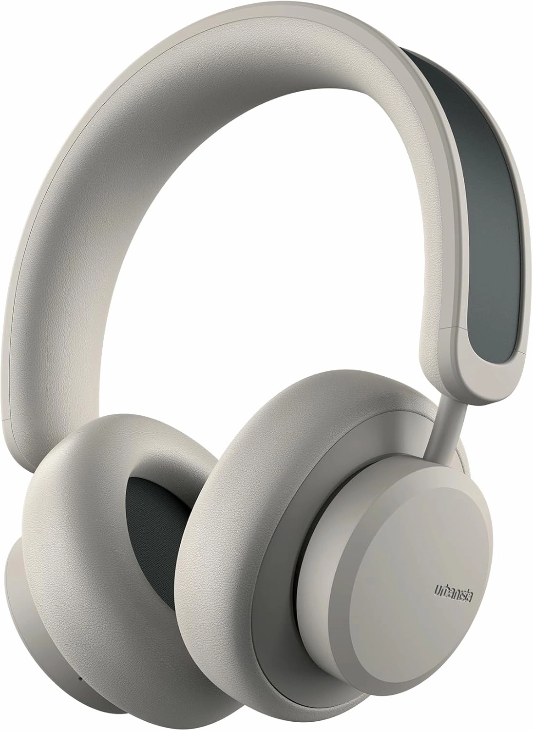 Urbanista Solar Powered Active Noise Cancelling Headphones with Infinite Playtime, Powerfoyle Self Charging Wireless Over Ear Bluetooth 5.0 Earphones, On Ear Detection, Los Angeles, Desert Gray