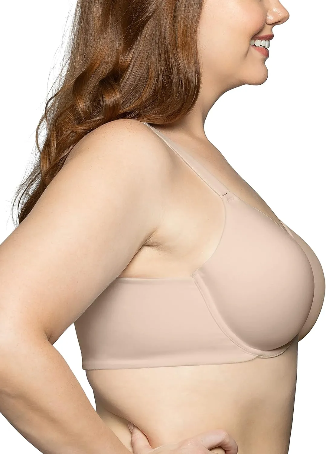Vanity Fair Women's Full Figure Front Closure Bra, Beauty Back Smoothing, Lightly Lined Cups up to DDD