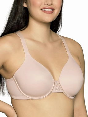 Vanity Fair Women's Full Figure Beauty Back Smoothing Bra, 4 Way Stretch Fabric, Lightly Lined Cups up to H