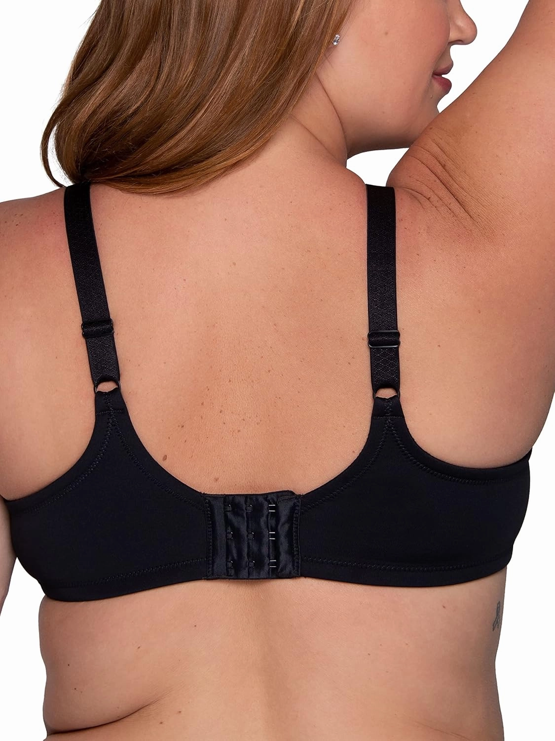 Vanity Fair Women's Full Figure Beauty Back Smoothing Bra, 4 Way Stretch Fabric, Lightly Lined Cups up to H