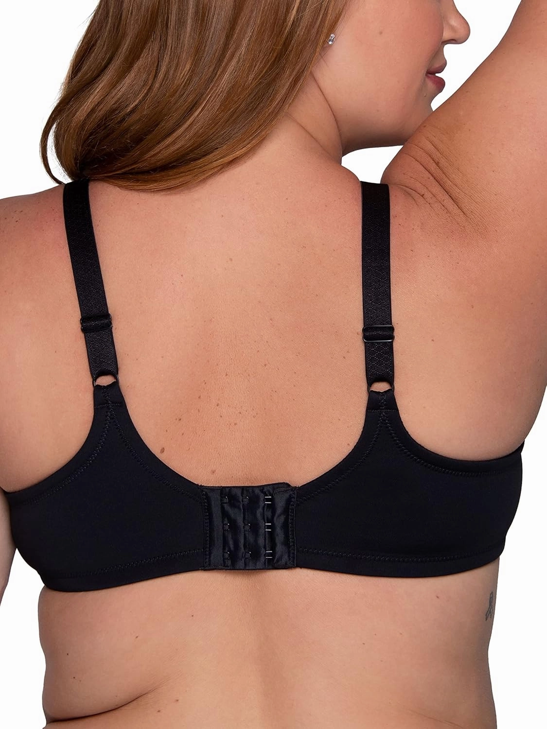 Vanity Fair Women's Full Figure Beauty Back Smoothing Bra, 4 Way Stretch Fabric, Lightly Lined Cups up to H