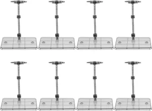 VANZACK 8pcs Figure Model Support Stand Doll Stands Effects for Action Figures Action Figure Stand Model Display Stand for Figure Collection Stand for Action Figures Stand Plastic