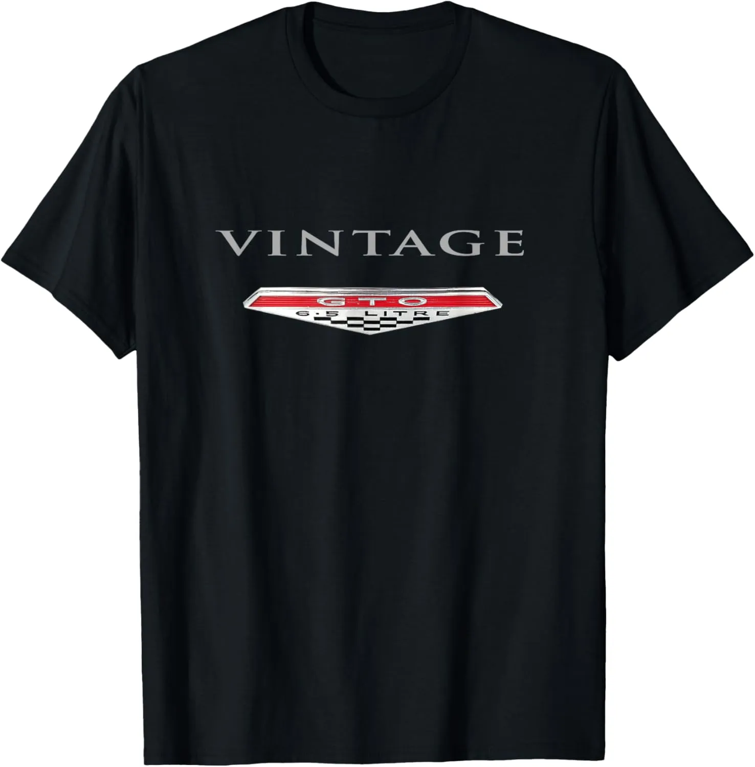 VINTAGE CAR EMBLEM, 1960s GTO MUSCLE CAR BADGE, OLD CARS GUY T-Shirt