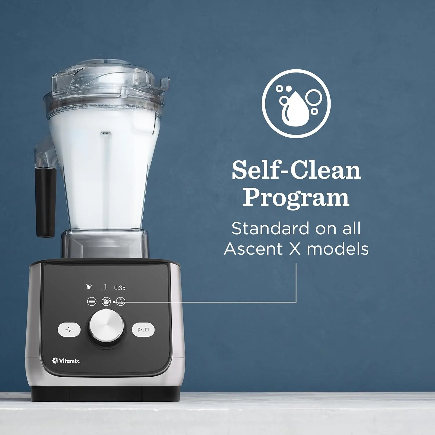 Vitamix Ascent X5 Blender, Professional-Grade, 10 Preset Blending Programs, 48-ounce Container, Self-Cleaning, Brushed Stainless
