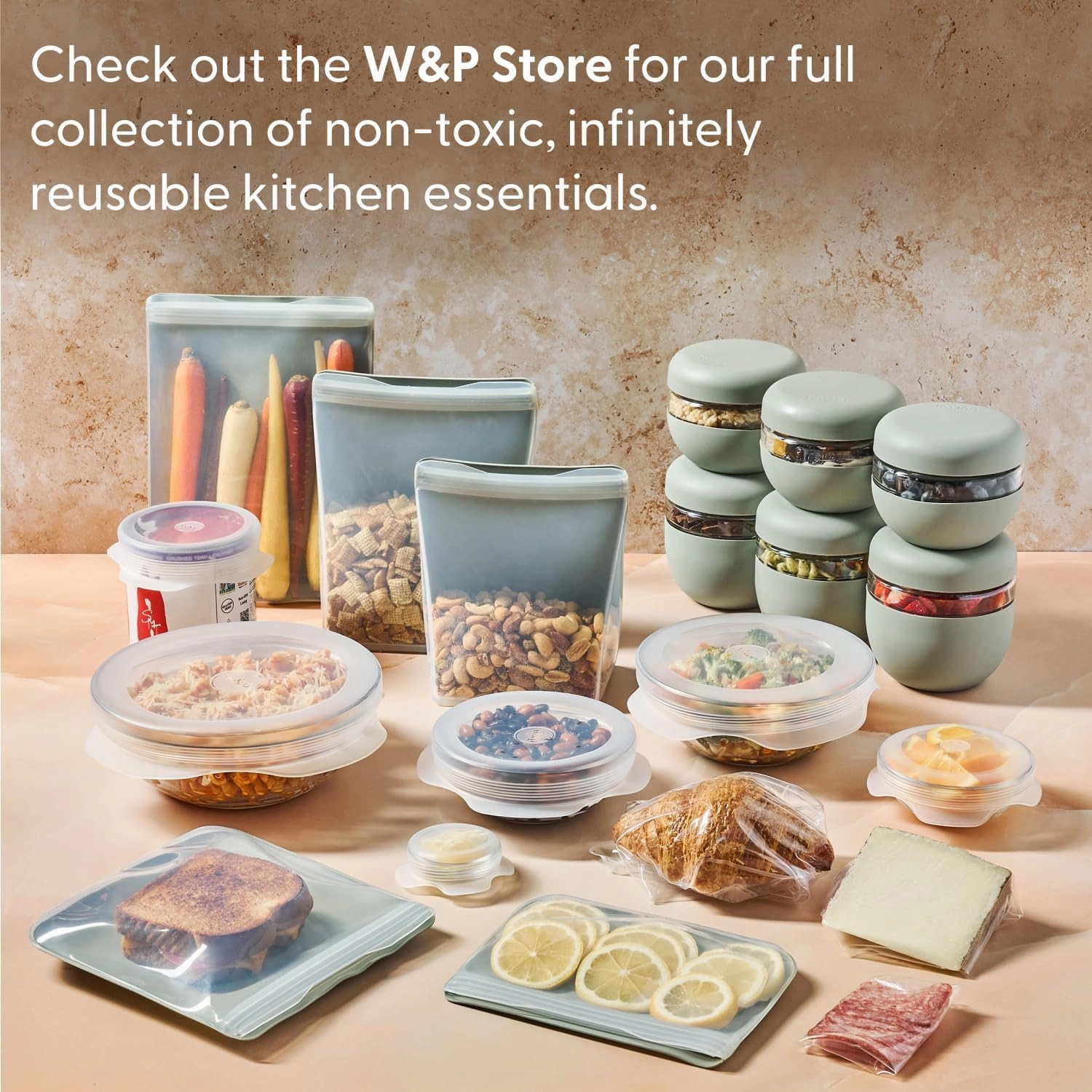 W&P Porter Ceramic Mug w/ Protective Silicone Sleeve, Terrazzo Charcoal 16 Ounces | On-the-Go | Reusable Cup for Coffee or Tea | Portable | Dishwasher Safe