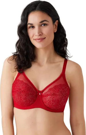Wacoal womens Retro Chic Full Figure Seamed Unlined Underwire Bra