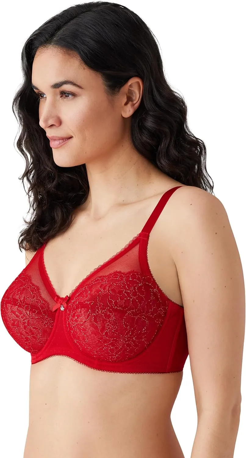 Wacoal womens Retro Chic Full Figure Seamed Unlined Underwire Bra