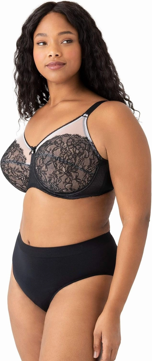 Wacoal womens Retro Chic Full Figure Seamed Unlined Underwire Bra