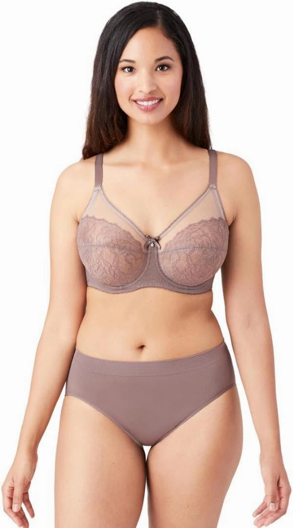 Wacoal womens Retro Chic Full Figure Seamed Unlined Underwire Bra