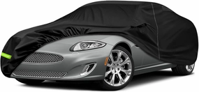 Waterproof Car Cover Compatible with 2006-2015 Jaguar XK/XKR Accessories, All Weather Classic Car Covers with Inner Cotton&Zipper Door for Snow Rain Protection