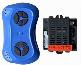 weelye RX25 12V Kids Powered Ride on car 2.4G Bluetooth Remote Control and Receiver Kit Controller Control Box Accessories for Children Electric Ride On Car Replacement Parts