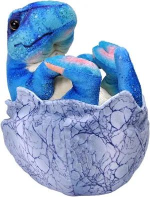 Wild Republic Dinosaur Baby Stegosaurus in an Egg, Gift for Kids, Plush Toy, Fill is Spun Recycled Water Bottles, 8 Inches