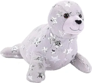 Wild Republic Harbor Seal, Foilkins, Stuffed Animal, 12 inches, Gift for Kids, Plush Toy, Fill is Spun Recycled Water Bottles, Medium