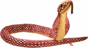 Wild Republic Foilkins Cobra, Stuffed Animal, 54 Inches, Plush Toy, Fill is Spun Recycled Water Bottles