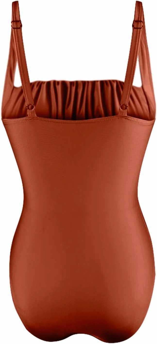 Women One Piece Backless Bikini Swimsuit Hawaiian Beach Sexy Push Up Padded Beachwear High Waiste Casual Bathing Suit