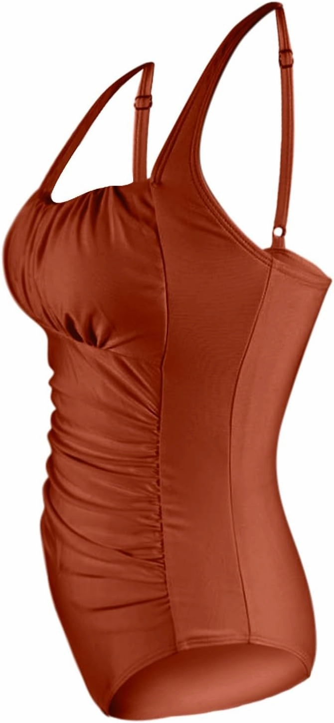 Women One Piece Backless Bikini Swimsuit Hawaiian Beach Sexy Push Up Padded Beachwear High Waiste Casual Bathing Suit