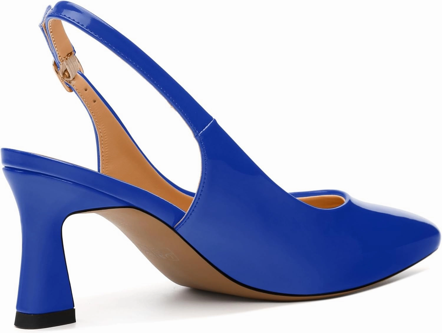 Women's Pumps Slingback Kitten Heels for Women Closed Pointed Toe Backless Pumps Wedding Party Dress Pumps Shoes